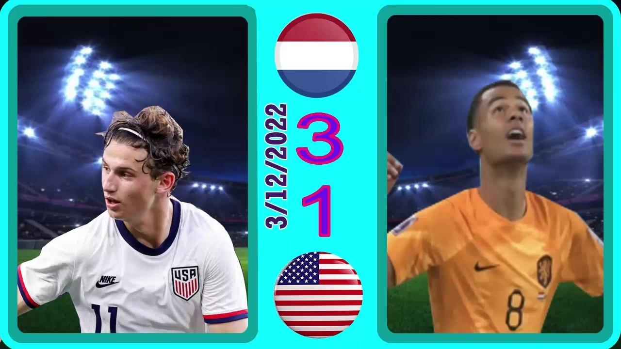 Netherlands 3-1 United States -- الولايات المتحدة1-3هولندا  - world cup 2022 كأس العالم