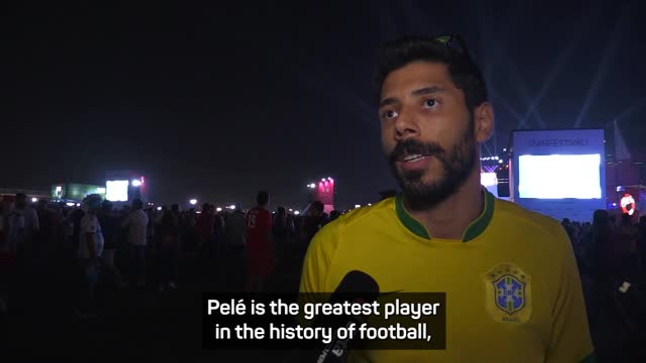 Fans wish 'greatest player in football history' Pele good health
