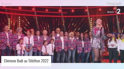 "C'est hallucinant !" : Chimene Badi métamorphosée, elle apparait ultra-mince au Téléthon 2022