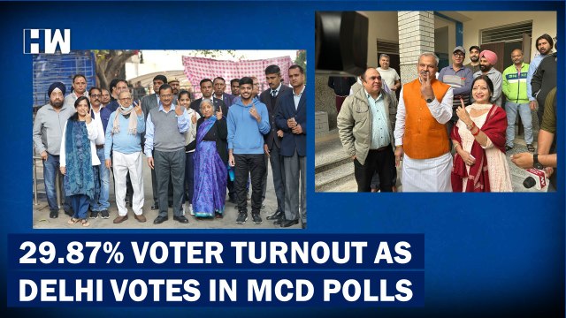 29.87% Voter Turnout By 2 PM As Delhi Sheds Morning Blues To Vote In MCD Elections | Arvind Kejriwal