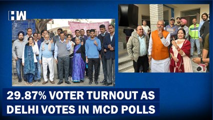 29.87% Voter Turnout By 2 PM As Delhi Sheds Morning Blues To Vote In MCD Elections | Arvind Kejriwal