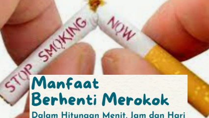 Apa saja manfaat berhenti merokok? yuk, simak manfaatnya dalam hitungan menit, jam dan hari
