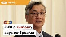 Ex-Speaker Ariff denies comeback speculation