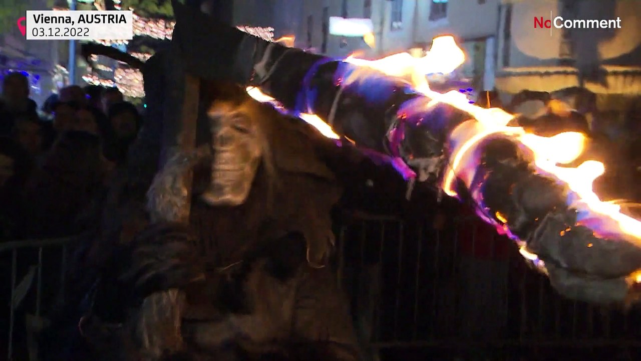 Furchterregende Schau: Wien feiert den Krampus-Umzug