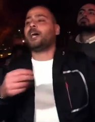 Saraçhane'de bir grup taksici İBB'yi protesto etti