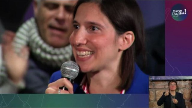 Elly Schlein: Mi candido a segretario Pd . E parte Bella Ciao