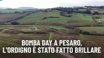 Bomba day a Pesaro, l'ordigno è stato fatto brillare