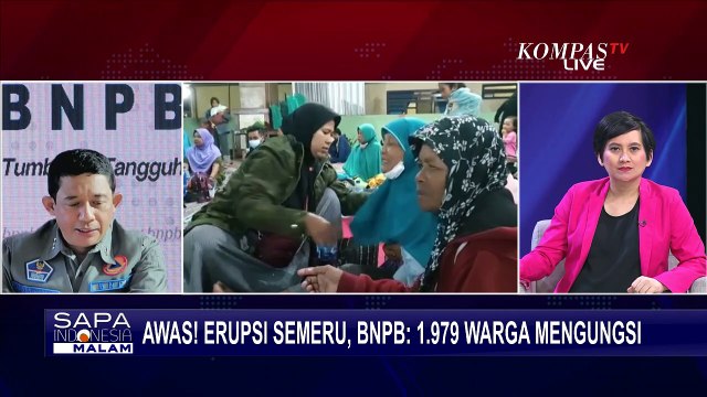 Ribuan Warga Mengungsi Pasca Erupsi Gunung Semeru, BNPB: Lokasi Pengungsian Tersebar di 11 Titik