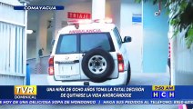 ¡Se habría quitado la vida! Investigan muerte de niña de 8 años en Comayagua