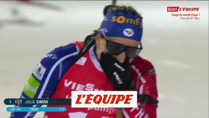 Simon remporte la poursuite de Kontiolahti - Biathlon - CM (F)