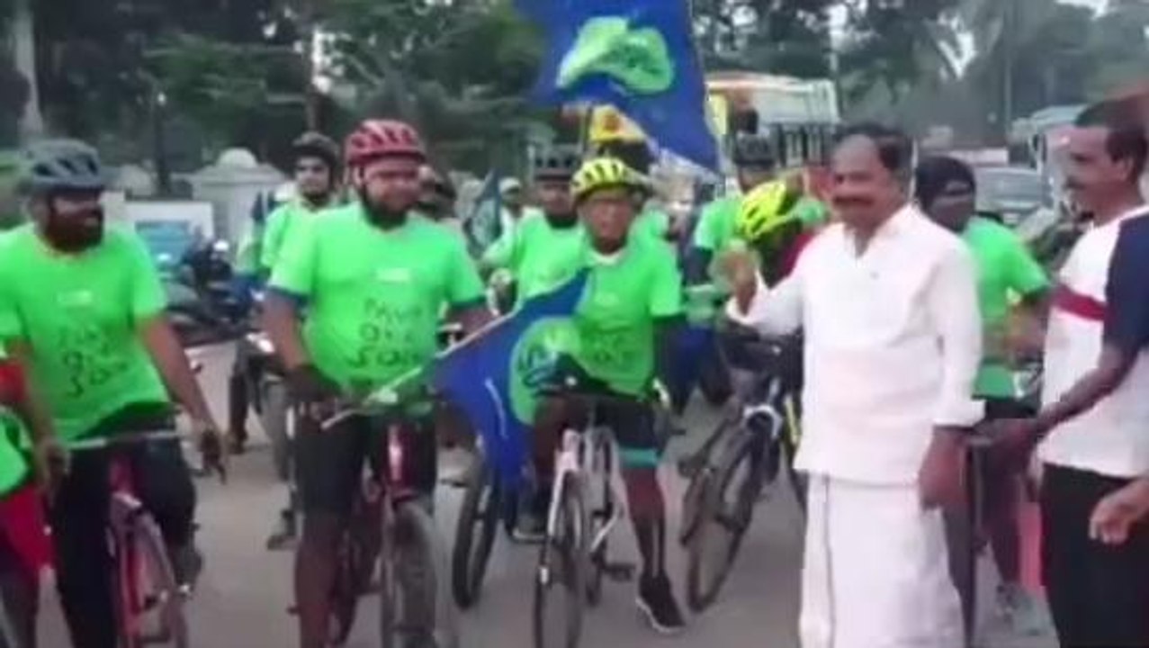 வேலூர்: மண் காப்போம் விழிப்புணர்வு சைக்கிள் பேரணி!