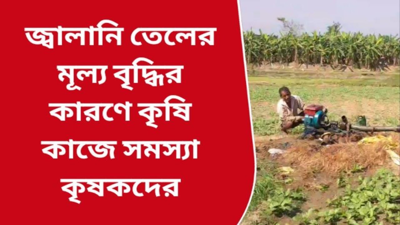নদীয়া: জ্বালানি তেলের মূল্য বৃদ্ধির কারণে সমস্যায় কৃষকরা