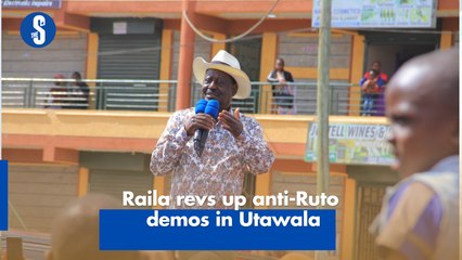 Raila revs up anti Ruto demos in Utawala