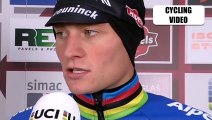 Mathieu van der Poel Reacts To Antwerp UCI Cyclocross World Cup 2022