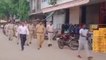 अलीराजपुर : पुलिस ने निकाला फ्लैग मार्च,लोगों को दी यातायात नियमों की जानकारी