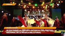 Se encendió la tercera antorcha del Festival Nacional de la Música del Litoral