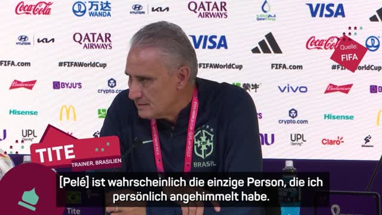 Tite emotional: "gott segne dich pele!"