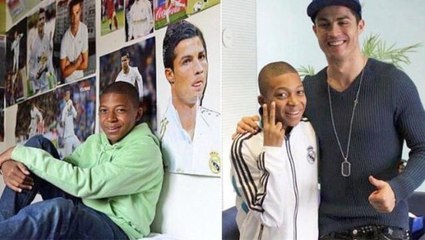 Boynuz kulağı geçti! Mbappe dediğini yaptı, idolü Ronaldo'yu solladı