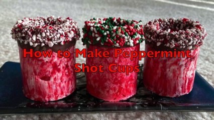 How To Make Peppermint Shot Cups