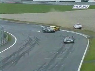 DTM Spielberg 2002 Fassler Aiello Azen Schneider Crazy Battle Exciting Last Lap French Commentary