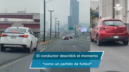 Conductor narra persecución en Torreón por mujer que huyó tras chocar un auto