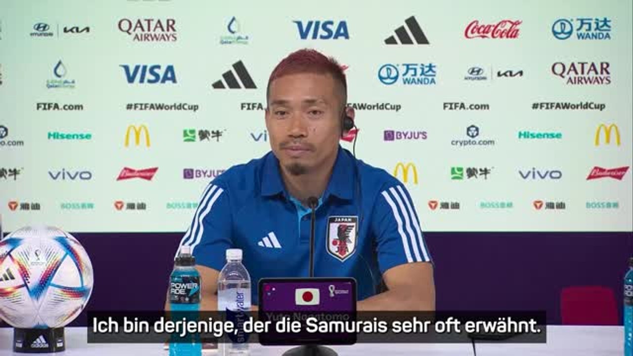 Nagatomo: Japan wird kämpfen wie Samurai