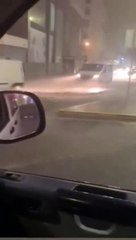 Chuva forte provoca cheias em Quarteira. Veja o vídeo