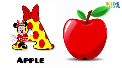 A for Apple Alphabet A to Z Complete book for kids
