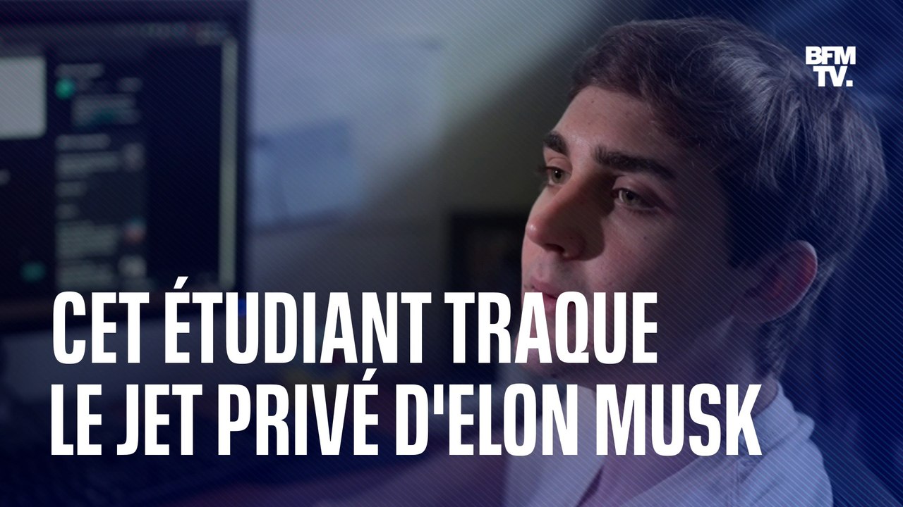 LIGNE ROUGE - Cet étudiant traque le jet privé d'Elon Musk