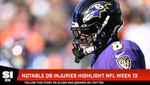 Notable QB Injuries Highlight NFL Week 13