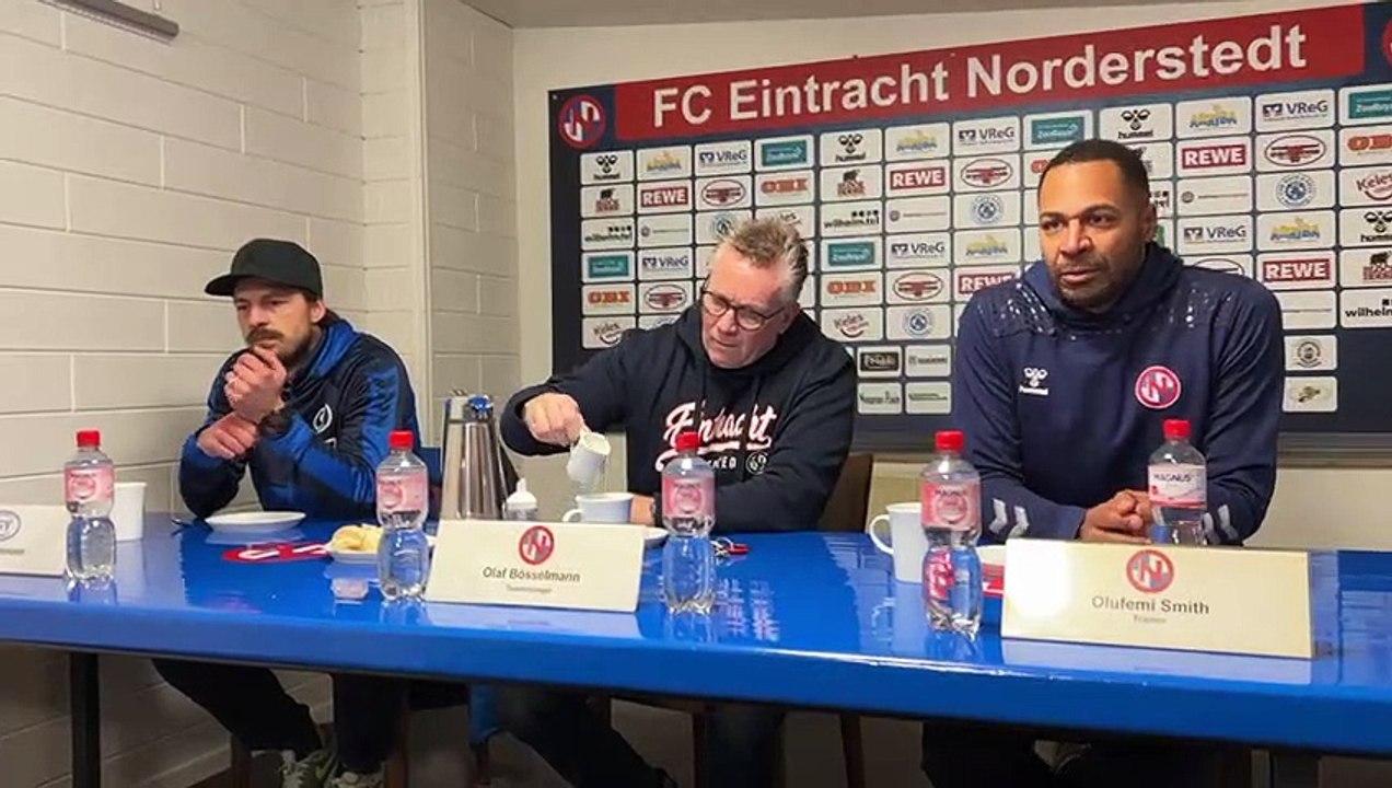 Die PK nach dem letzten Spiel von Elias Saad für den FC Eintracht Norderstedt