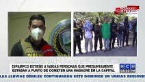 DIPAMPCO detiene a tres individuos que supuestamente planeaban una masacre en Comayagua