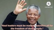 Nelson Mandela was a black South African nationalist