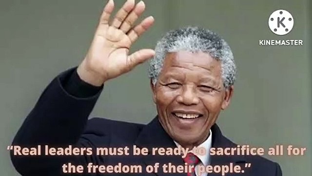 Nelson Mandela was a black South African nationalist