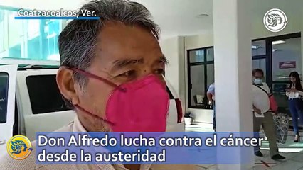 Don Alfredo lucha contra el cáncer desde la austeridad