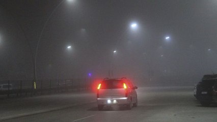 Uşak'ta sis etkili oluyor