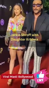 Jackie Shroff with Daughter Krishna