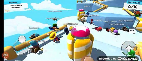 Juego una partida rapida de stumble guys mira que me paso