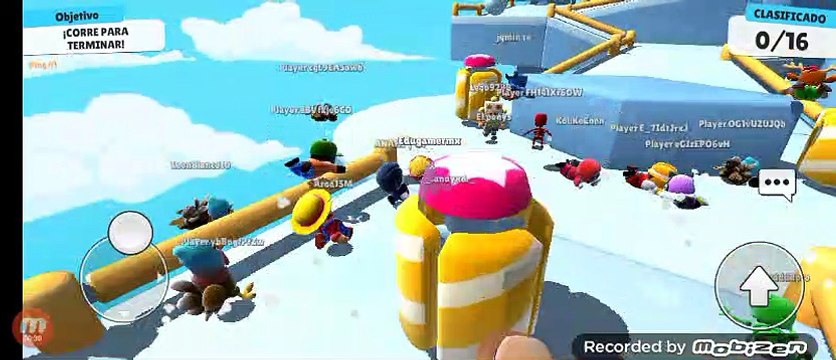 Juego una partida rapida de stumble guys mira que me paso