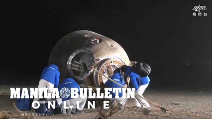 China astronauts return from Tiangong space station