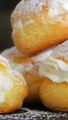 Easy & Perfect Cream Puff!#shorts | Cream Puff| Tasty Table| Pastry Cream| Puff Pastry|  Pastry