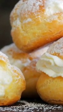 Easy & Perfect Cream Puff!#shorts | Cream Puff| Tasty Table| Pastry Cream| Puff Pastry| Pastry