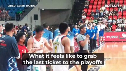 What it feels like to grab the last ticket to the playoffs