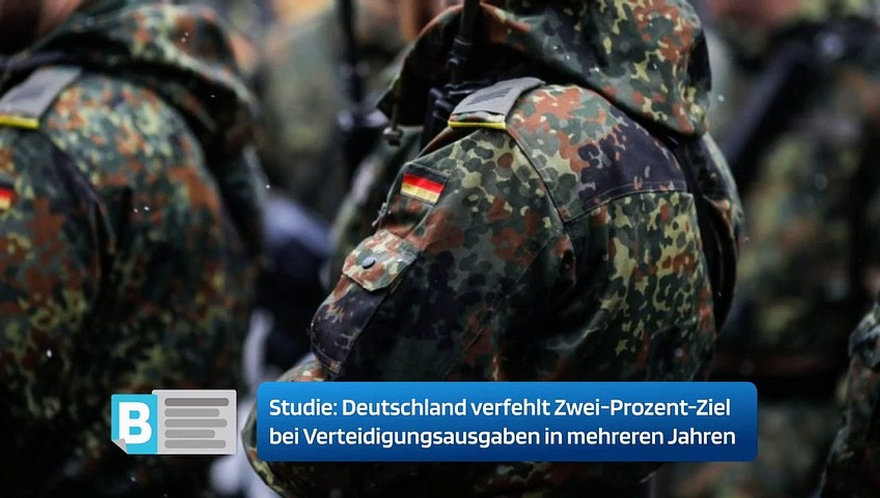 Deutschland verfehlt Zwei-Prozent-Ziel bei Verteidigungsausgaben in mehreren Jahren