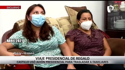 ¡Exclusivo! Viaje presidencial de regalo: Castillo usó avión presidencial para trasladar a familiares