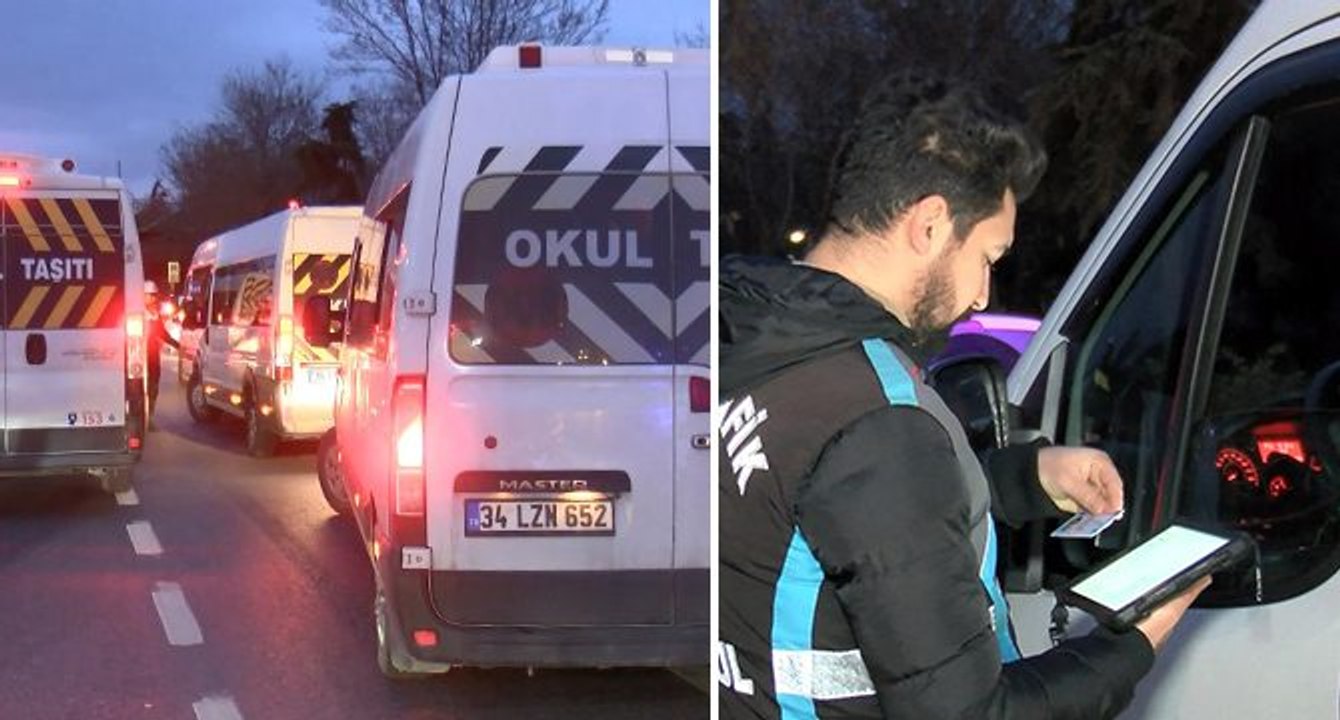 Bakırköy’de kurallara uymayan servis şoförlerine ceza