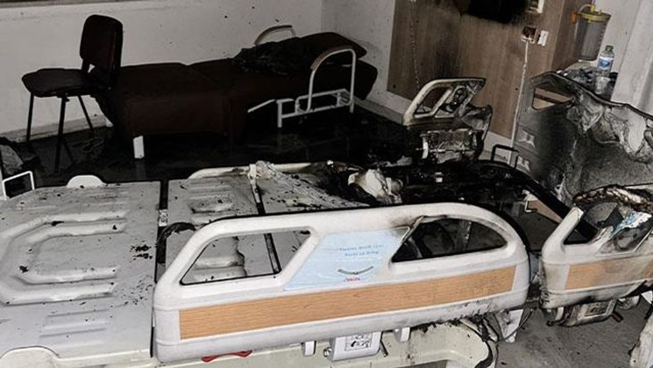 Dahiliye servisinde içilen sigara hastaneyi yak...