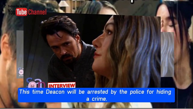 Sheila surrendered, Deacon was taken to prison CBS The Bold and the Beautiful Sp