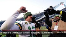 Packers QB Aaron Rodgers on Passing Bears for No 1 All Time in Wins