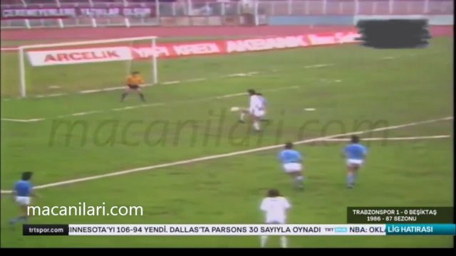 Trabzonspor 1-0 Beşiktaş [HD] 08.11.1986 - 1986-1987 Turkish 1st League Matchday 12